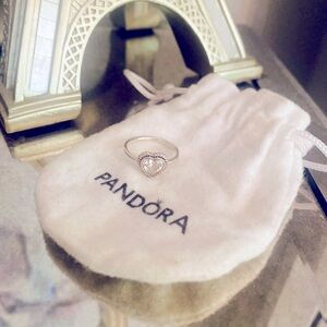 Pandora beautiful heart ring sz 7.